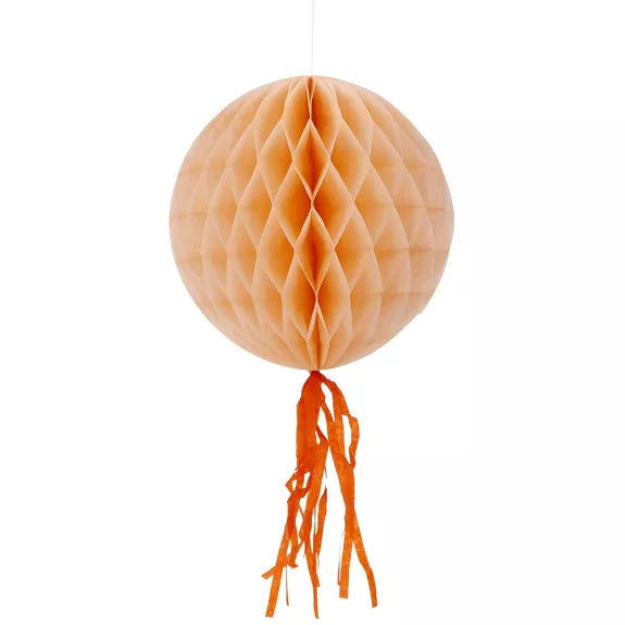 Set panal -nido de papel  - Naranja - 3 piezas