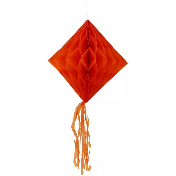 Set panal -nido de papel  - Naranja - 3 piezas