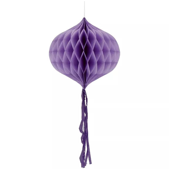 Set panal -nido de papel  - Morado  - 3 piezas