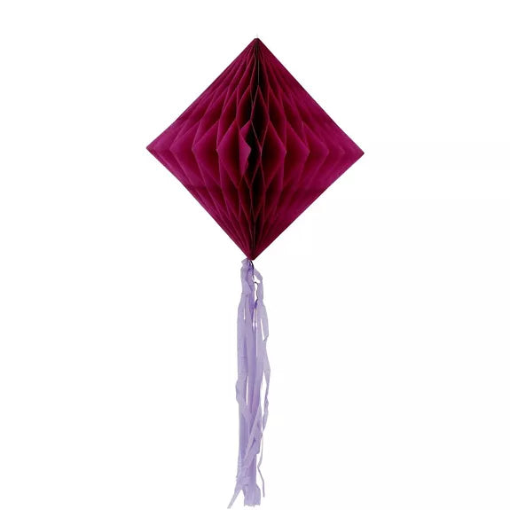 Set panal -nido de papel  - Morado  - 3 piezas
