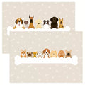 6 manteles individuales - Perros