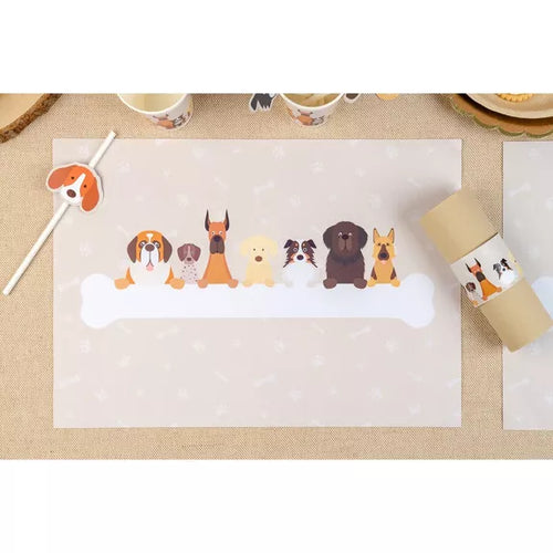 6 manteles individuales - Perros