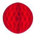 BOLA DE PANAL ROJA DE 12 CM