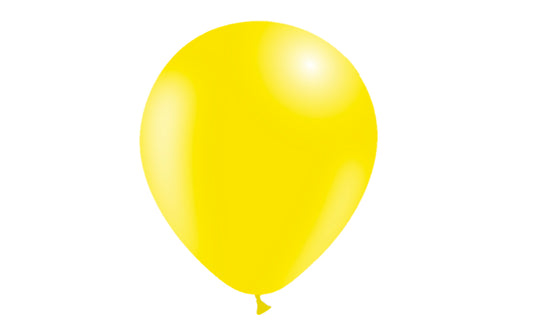 BOLSA 50 GLOBOS/ Ø30N cm - 12" BALLONIA pro-Quality COLOR AMARILLO LIMON