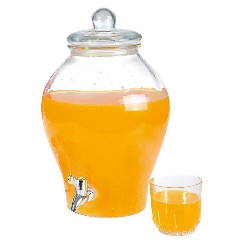 Dispensador con Grifo de Vidrio 6,5 l