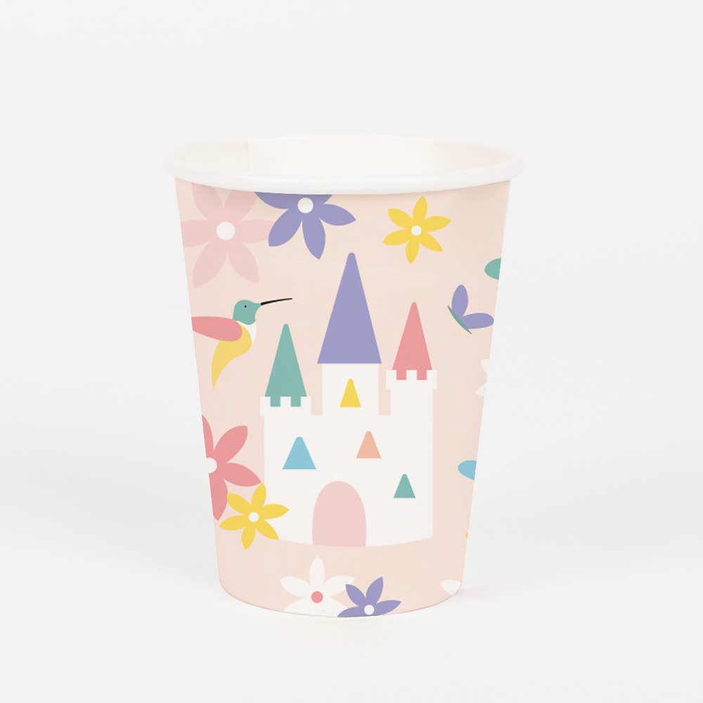 8 VASOS- PRINCESA