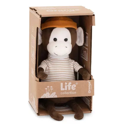Peluche, Charlie el Mono: Sombrero Naranja (25cm)
