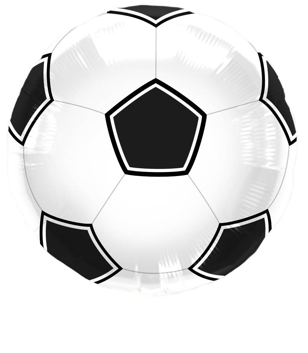 Globo Fútbol Negro-Blanco - 43 cm