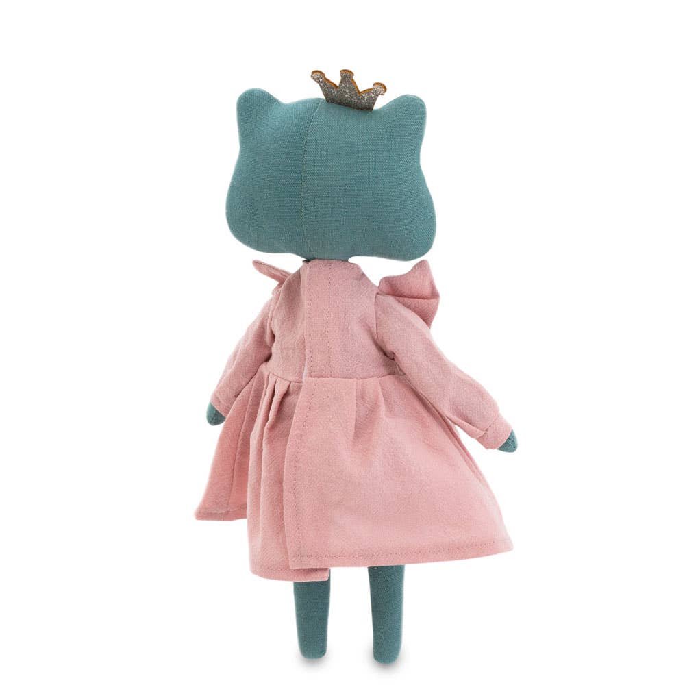 Peluche de algodón,  Fiona La Rana vestido rosa -29cm -0+