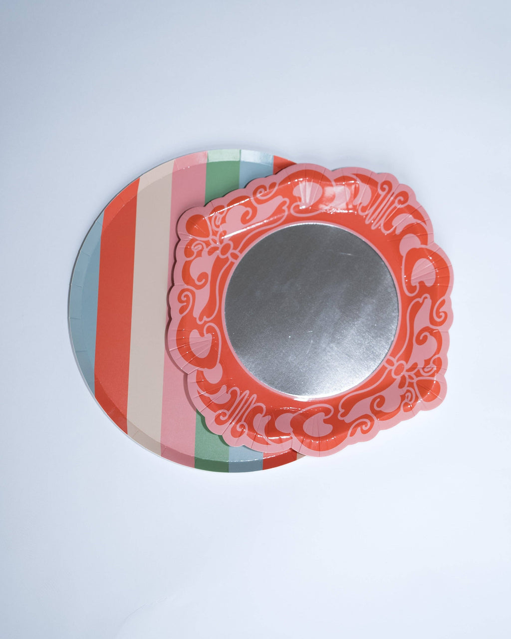 Platos de postre para fiesta de princesas Espejito, espejito  (x 12)