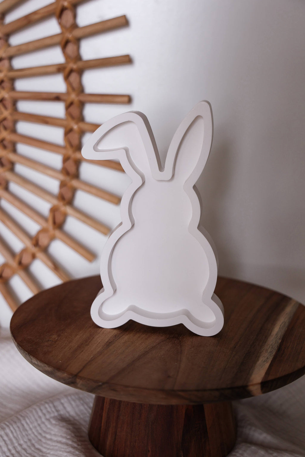 Bandeja de conejo de Pascua 21 cm 13,5 cm