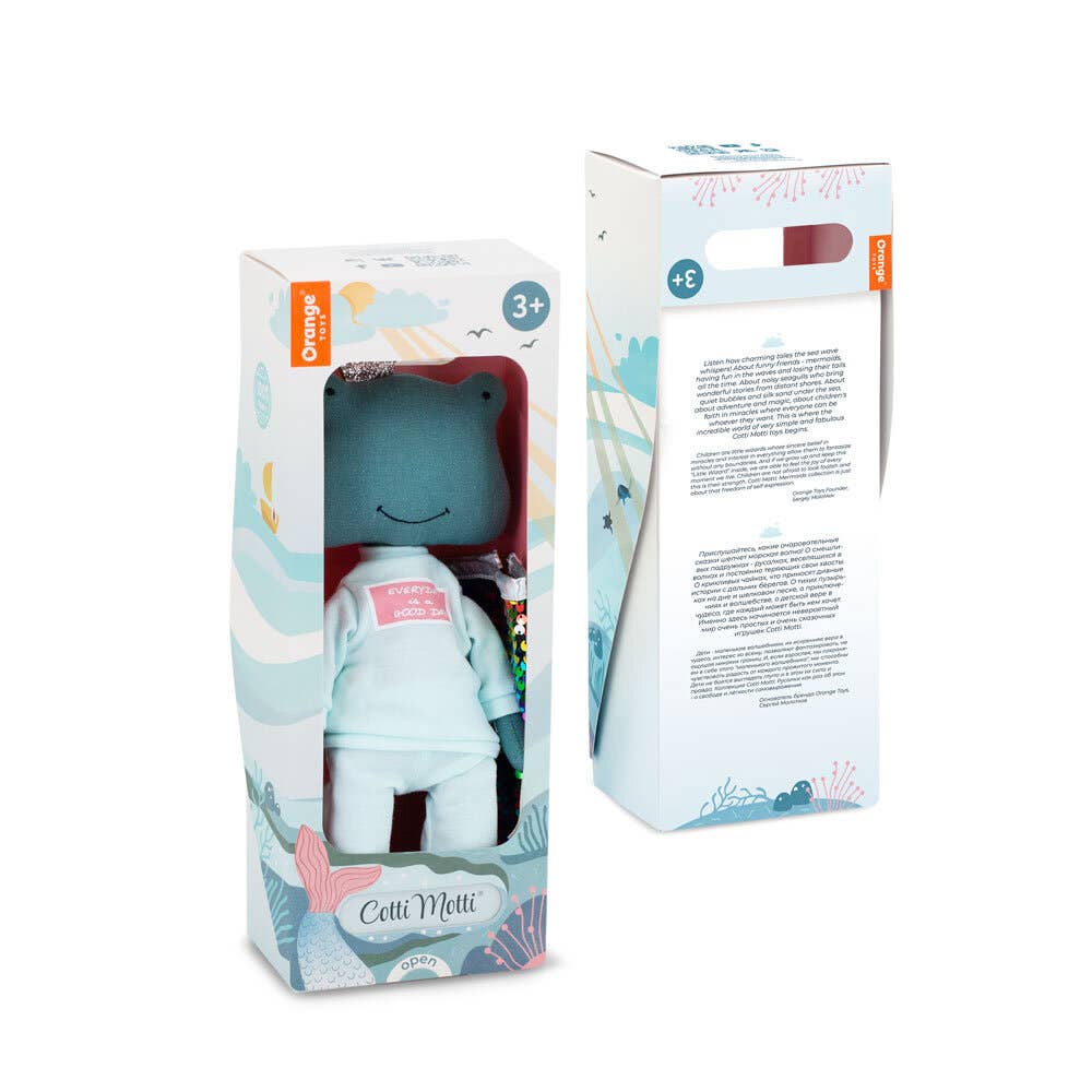 SET REGALO: Peluche Fiona Rana en chandal + Cola de Sirena