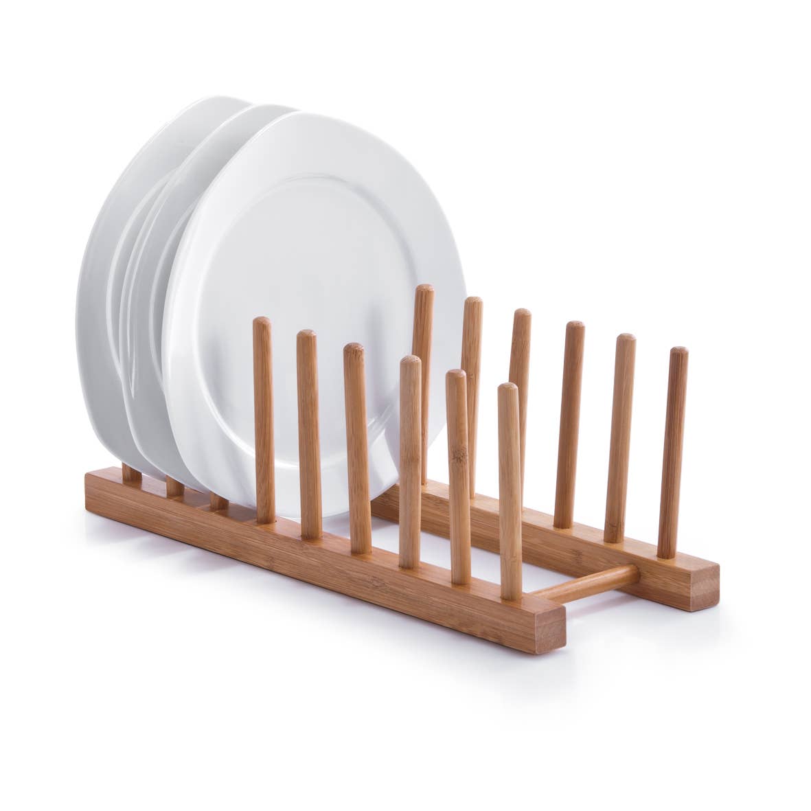 Escurreplatos de bambú