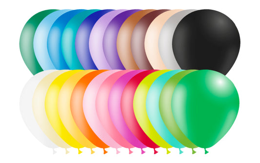 BOLSA 50 GLOBOS/ Ø30N cm - 12" BALLONIA pro-Quality SURTIDO