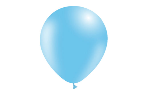 BOLSA 50 GLOBOS/ Ø30N cm - 12" BALLONIA pro-Quality COLOR AZUL CELESTE