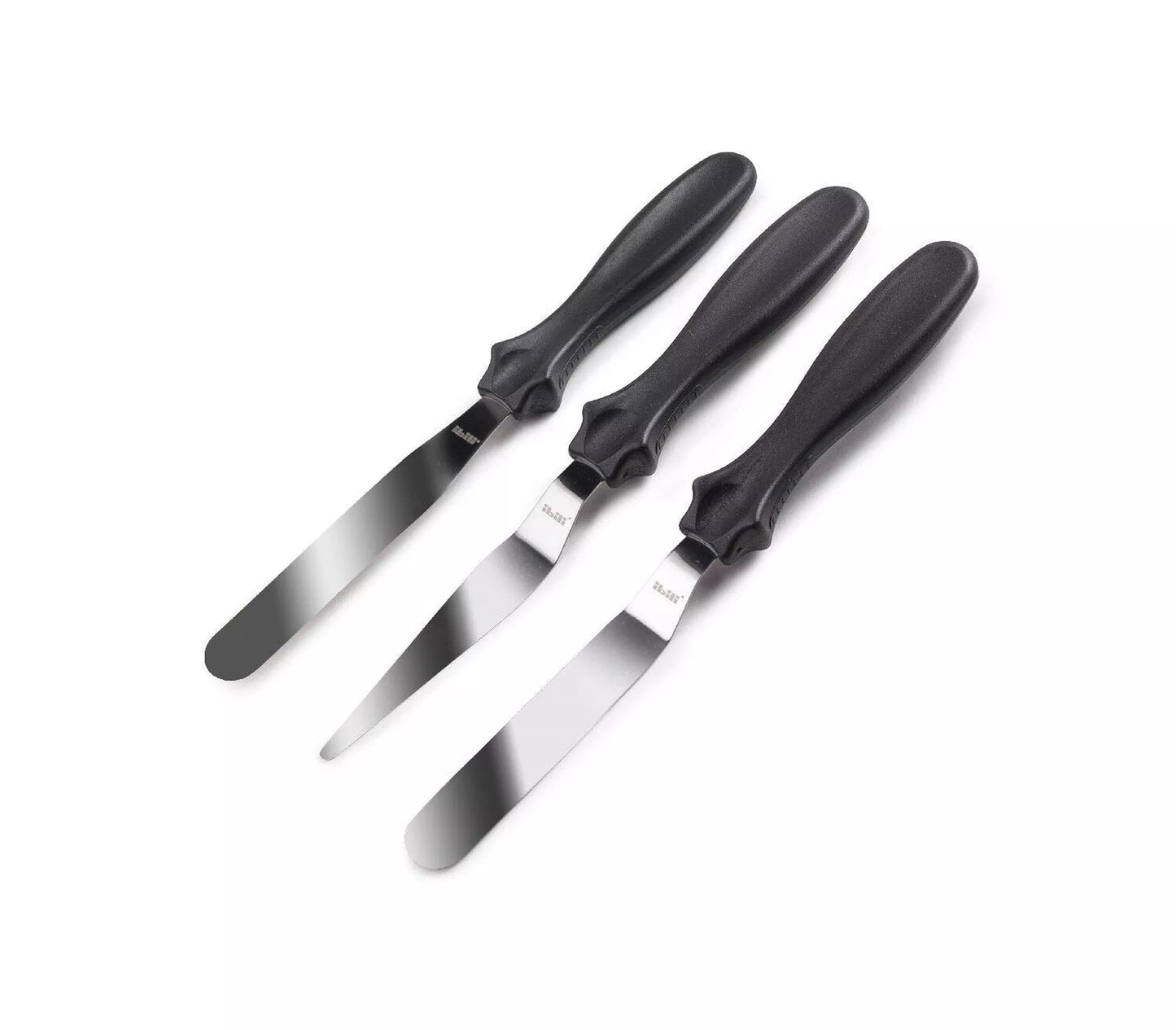 IBILI - Set 3 espatulas mini inox ecoprof