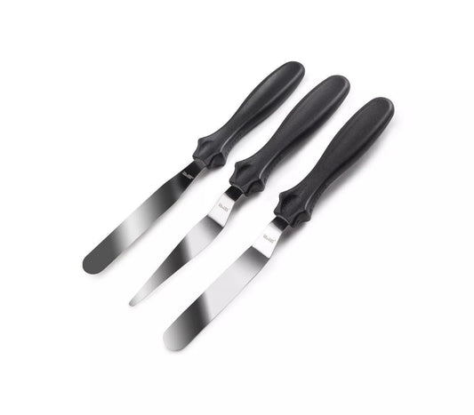 IBILI - Set 3 espatulas mini inox ecoprof