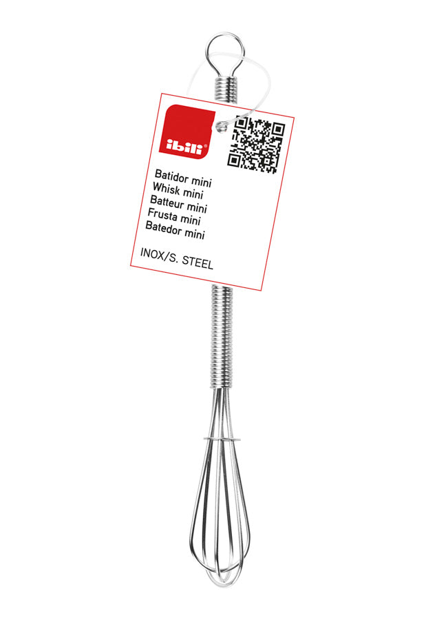 Batidor Mini IBILI de Acero Inoxidable – 15 cm