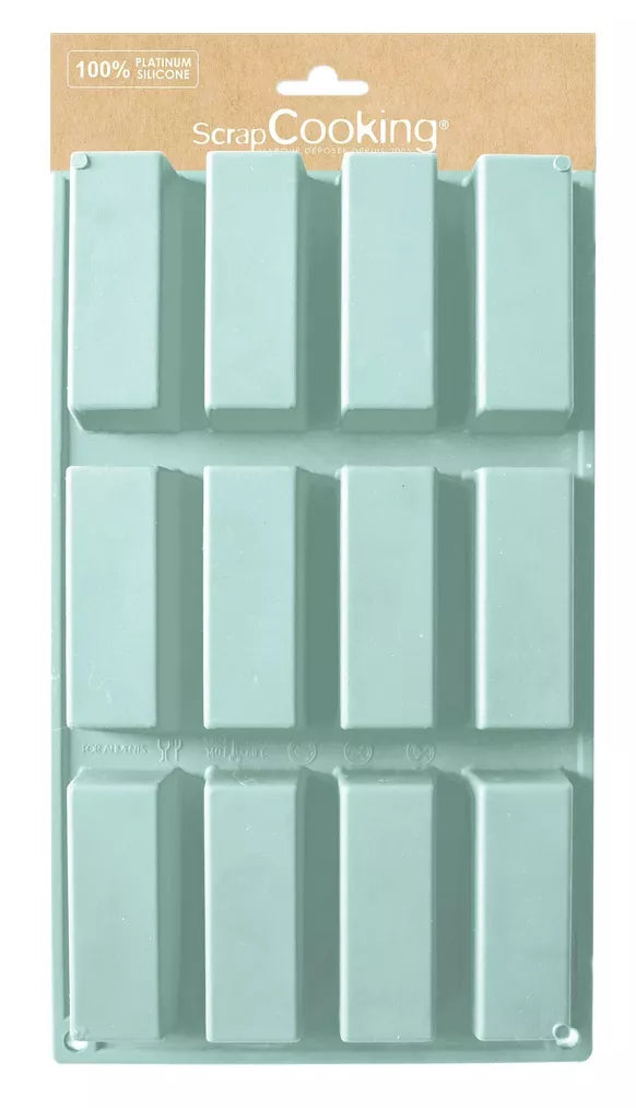 Molde de silicona para 12 mini tartas