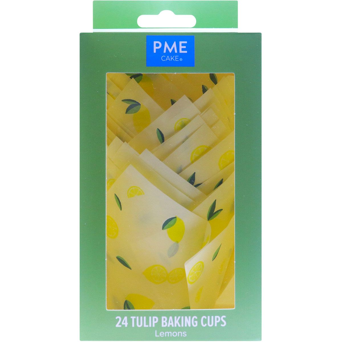 Pack de 24 moldes para muffins con forma de tulipán (aprox. 10 cm de diámetro)
