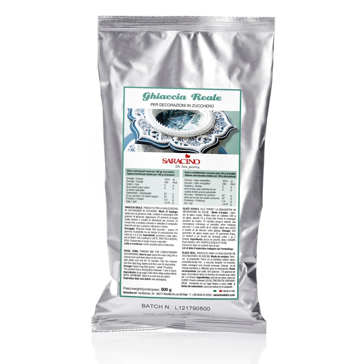 Saracino Royal Icing Mix 500 g