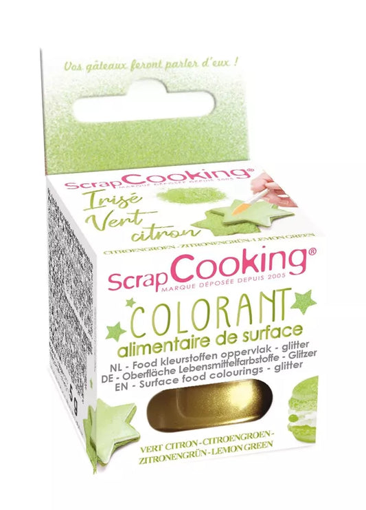Tinte superficial iridiscente verde lima 5g