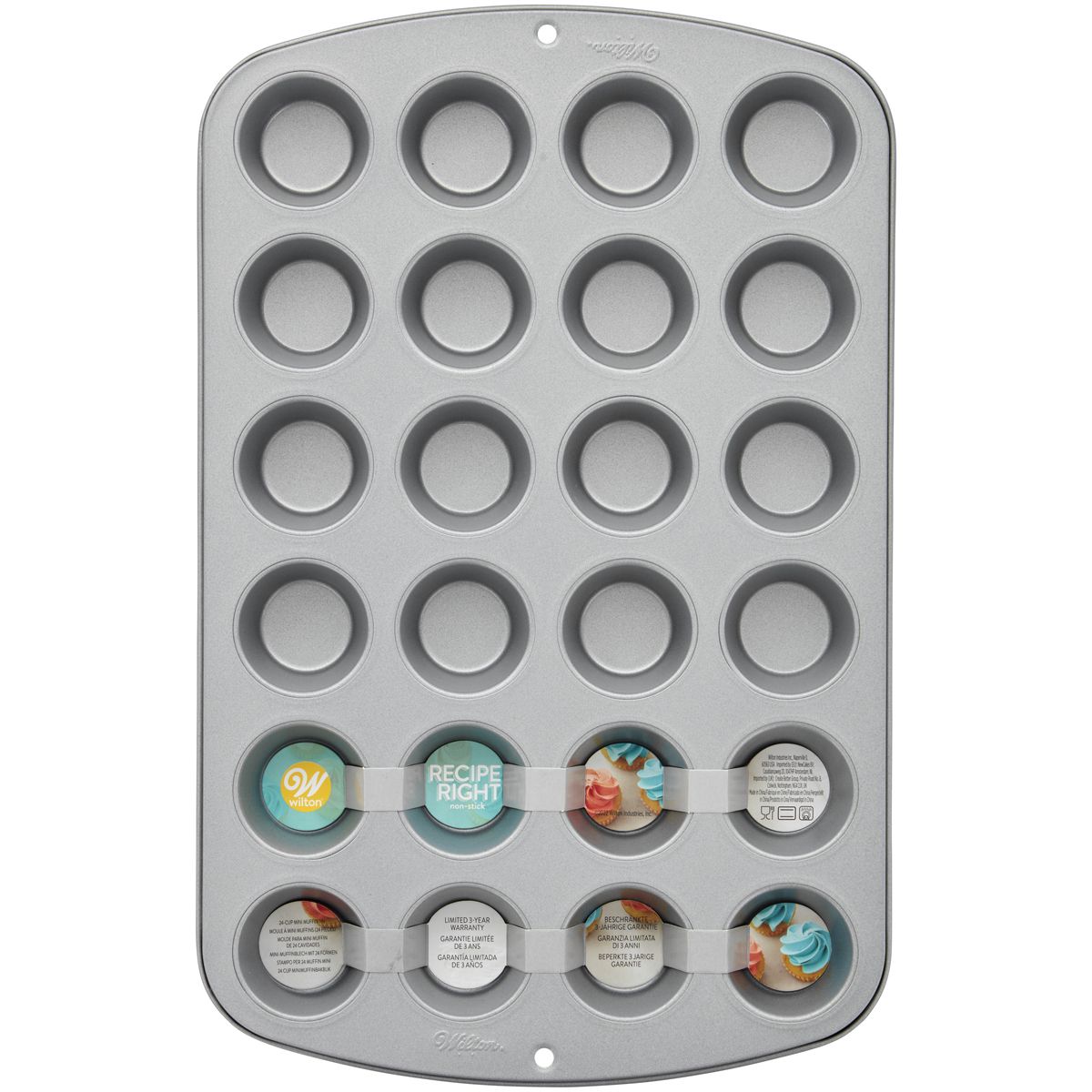 Wilton - Molde Mini Muffins, 24 cavidades