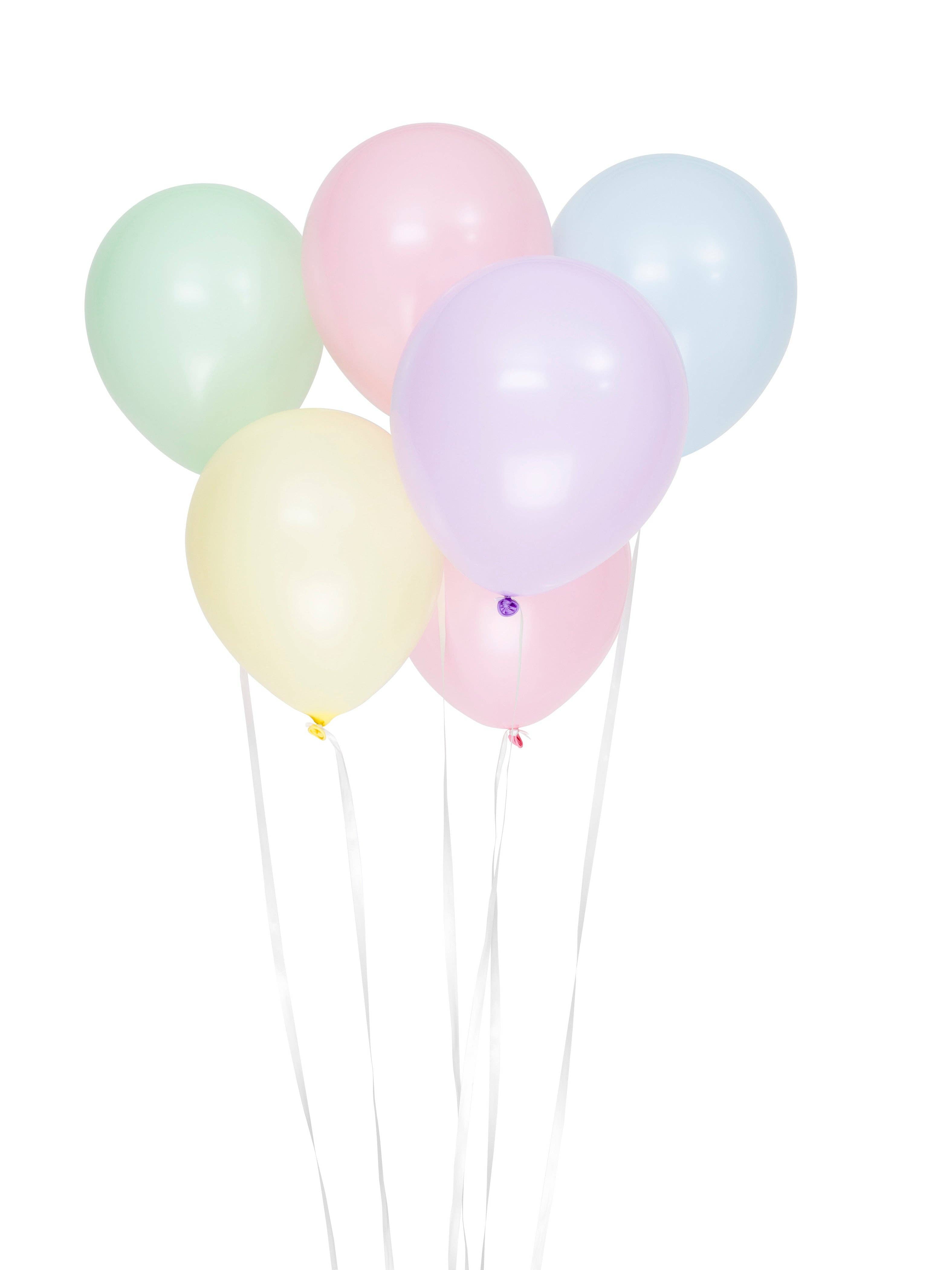 Globos 30 cm, 12 piezas, pastel