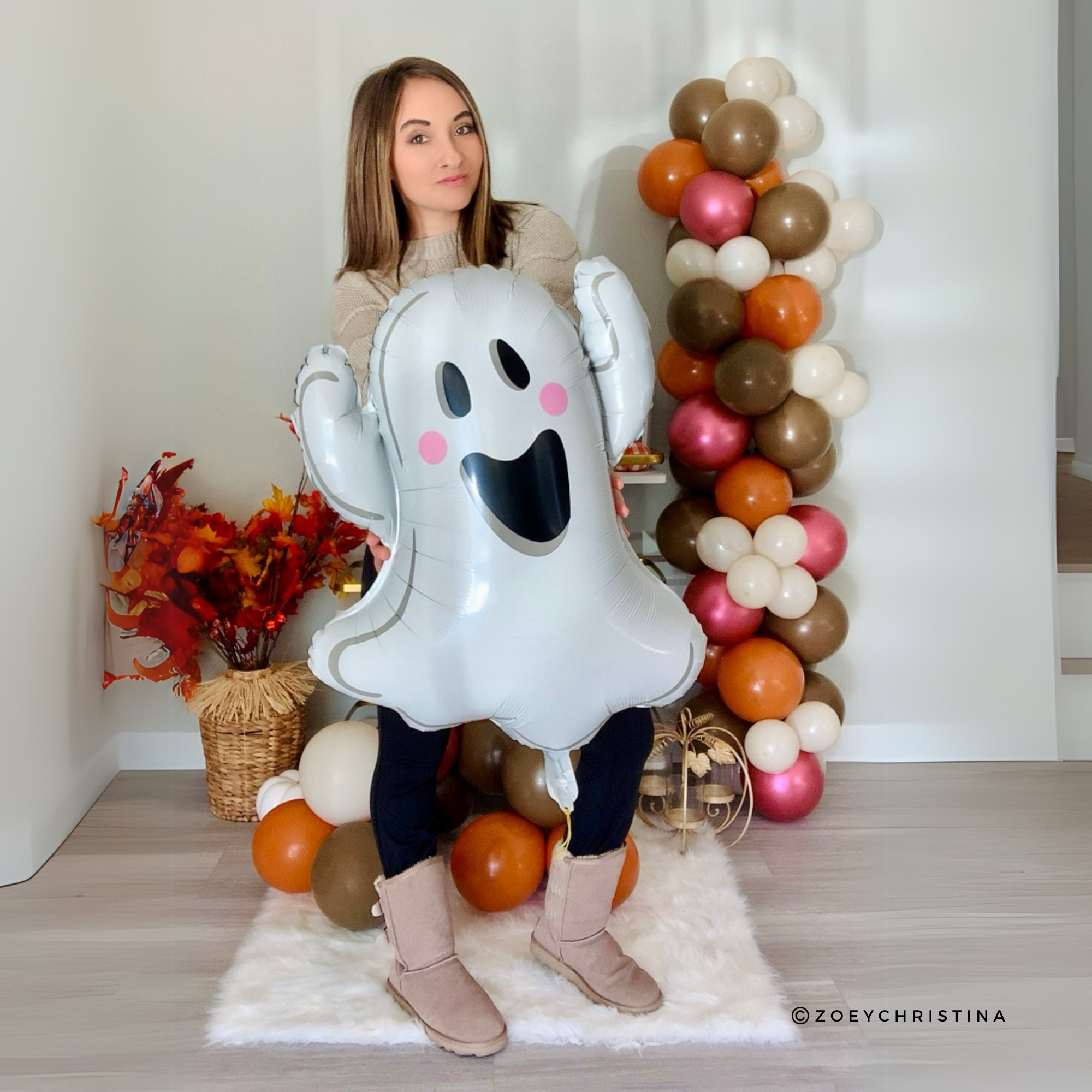 Globo con forma de fantasma de Spooky Specter, perfecto para Halloween y temática