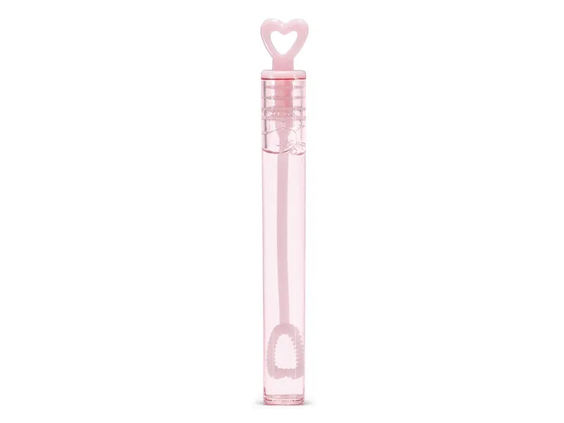 Burbujas de jabón en forma de corazón, rosa