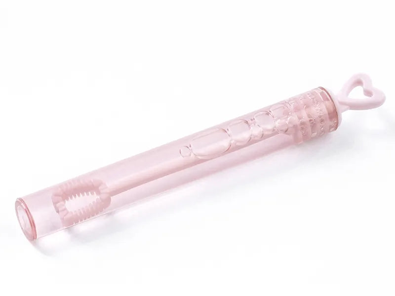 Burbujas de jabón en forma de corazón, rosa
