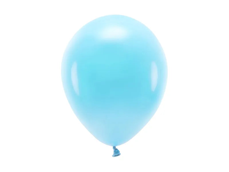 Globos ecológicos de 26 cm, color pastel azul - 10 unidades