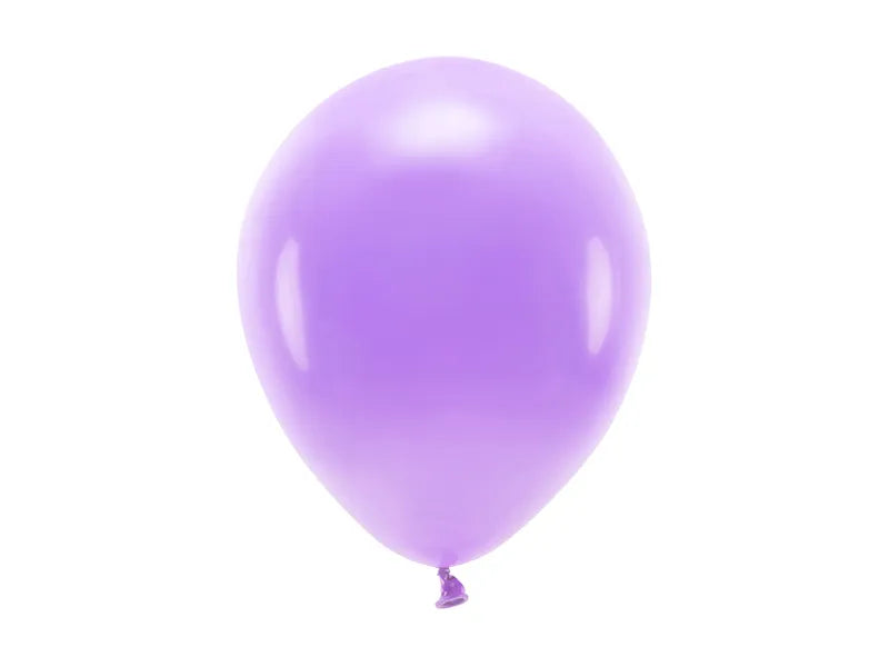 Globos ecológicos de 26 cm en tonos pastel y lavanda - 10 unidades
