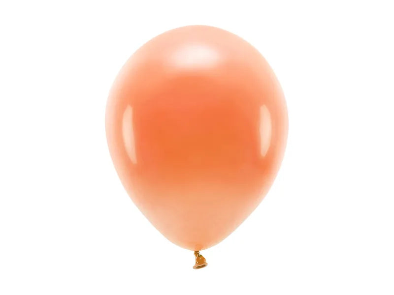 Globos ecológicos de 26 cm, color pastel, naranja.