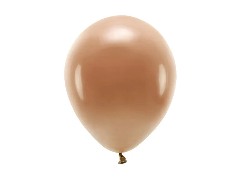 Globos ecológicos de 26 cm, color marrón chocolate -10 unidades
