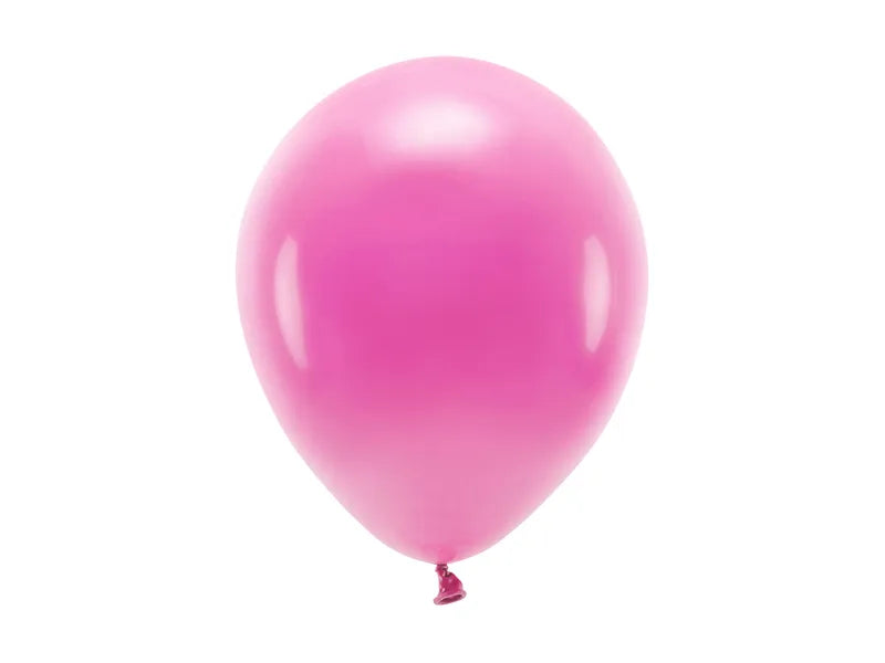 Globos ecológicos de 26 cm en tonos fucsia 10 unidades