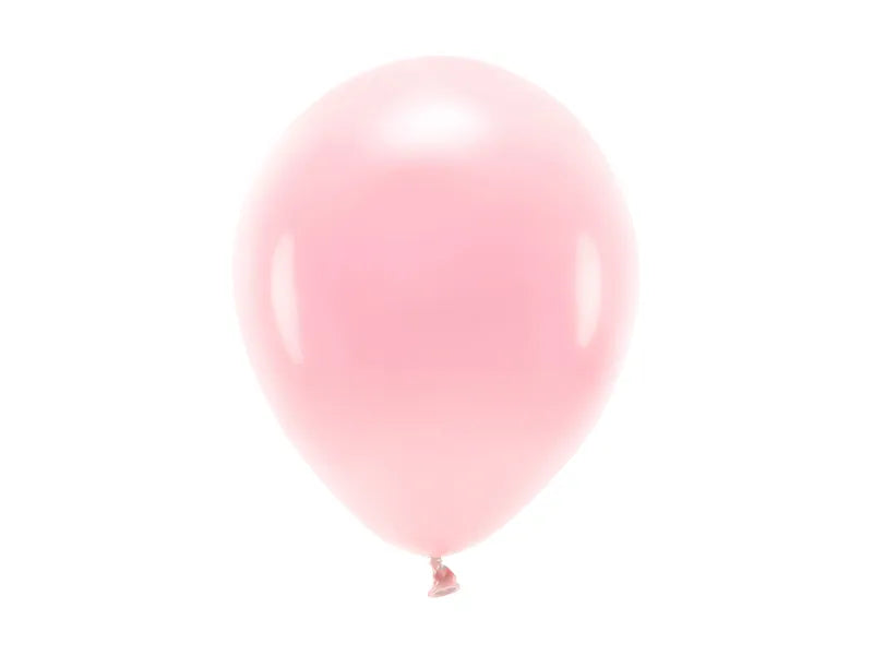 Globos ecológicos de 26 cm, colo rosa claro -10 unidades