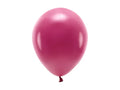 Globos ecológicos de 26 cm, color burdeos - 10 unidades