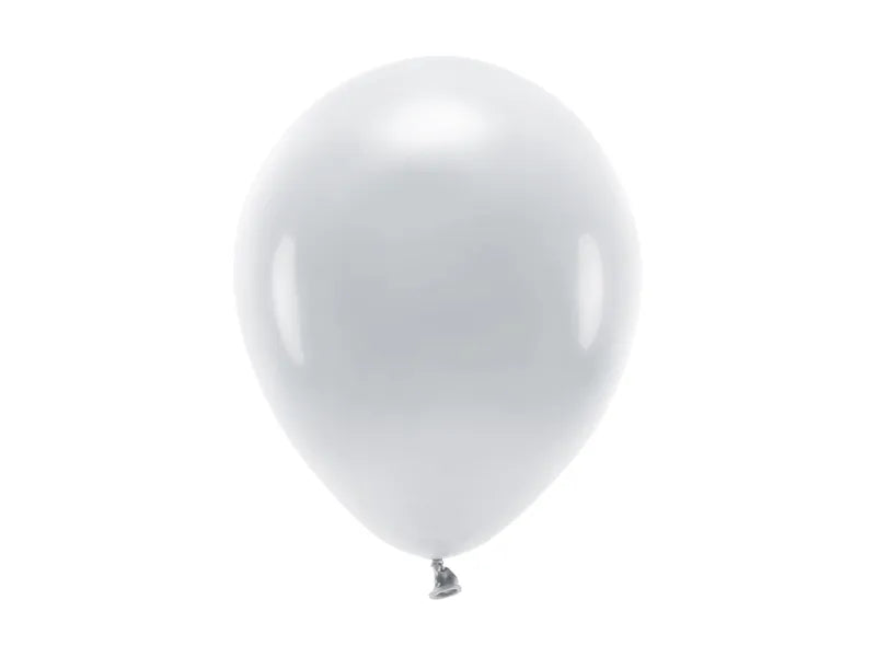 Globos ecológicos de 26 cm, color gris - 10 unidades