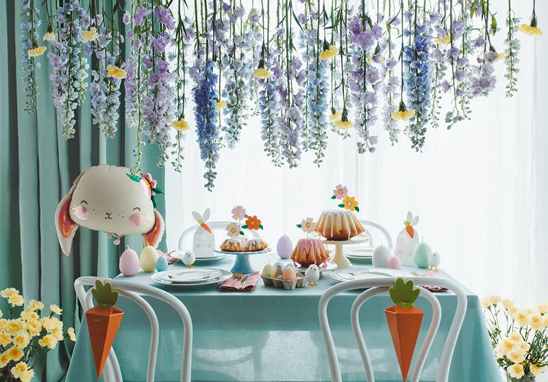 Globos de aluminio con forma de conejo, 65x55 cm, surtido