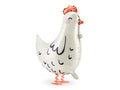 Globo de aluminio con forma de gallina, 48x60 cm, surtido