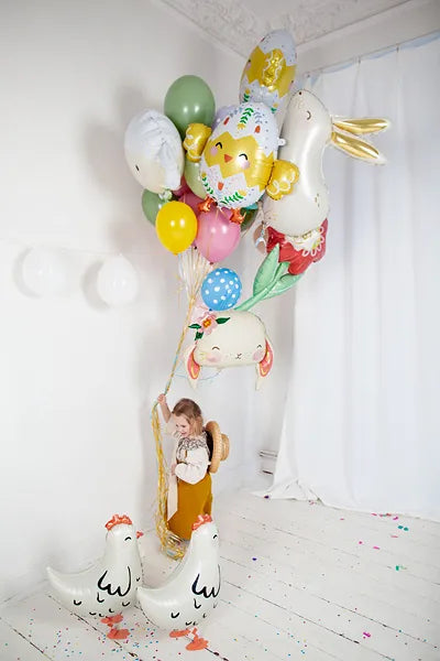 Globo de papel de aluminio con forma de oveja, 87 x 57,5 cm, surtido