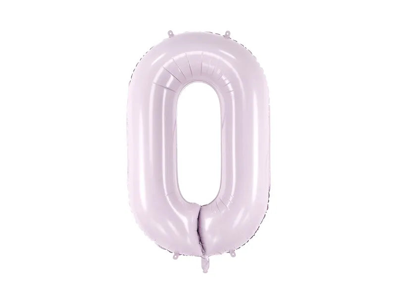 Globo de papel de aluminio número , 86 cm, MORADO
