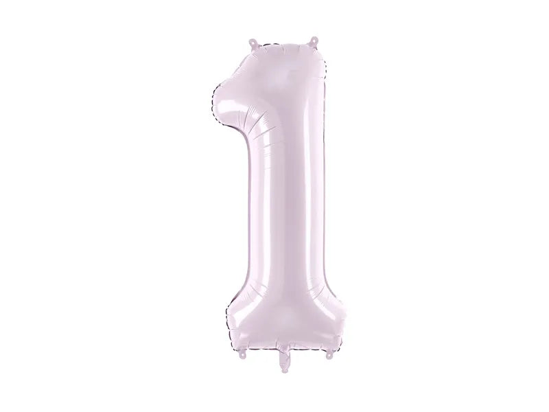 Globo de papel de aluminio número , 86 cm, MORADO