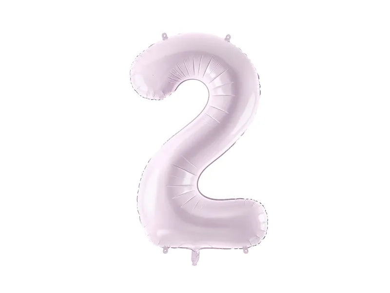 Globo de papel de aluminio número , 86 cm, MORADO
