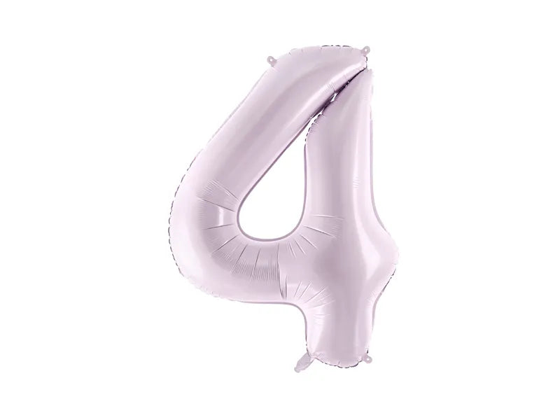 Globo de papel de aluminio número , 86 cm, MORADO