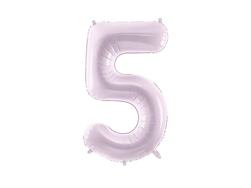 Globo de papel de aluminio número , 86 cm, MORADO