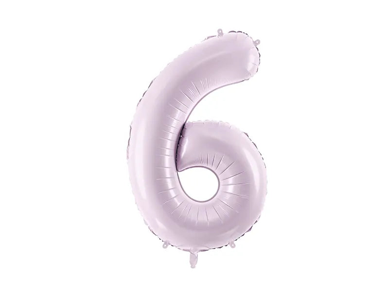 Globo de papel de aluminio número , 86 cm, MORADO