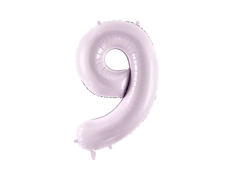 Globo de papel de aluminio número , 86 cm, MORADO