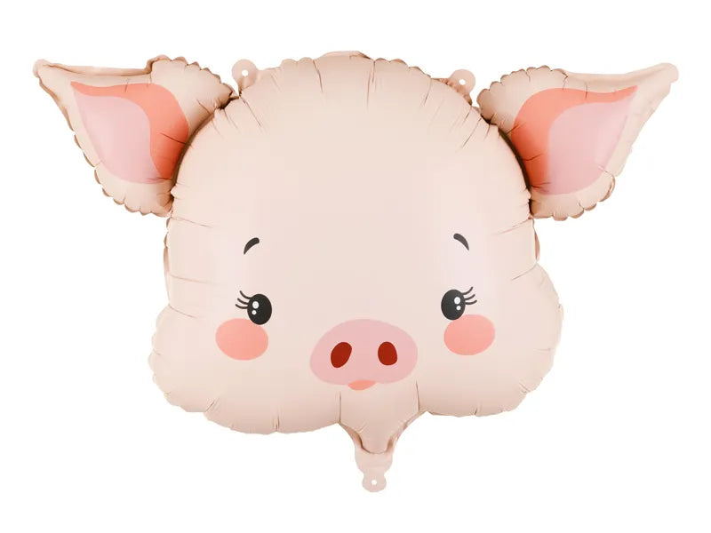 Globo de aluminio con forma de cerdo, 61x36 cm, surtido